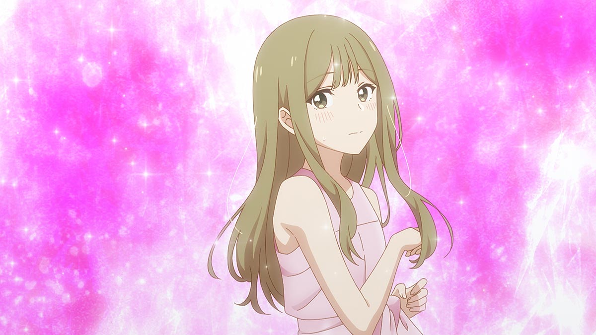 まことがドレスを着るシーン