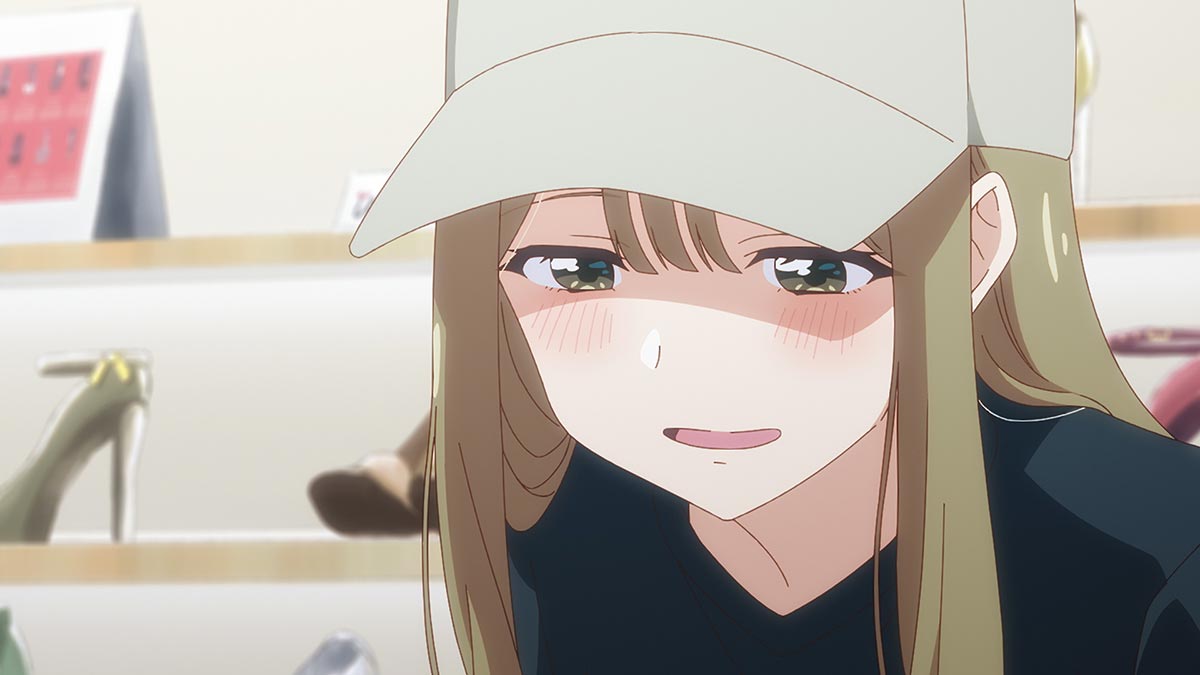 まことがハイヒールを履くシーン