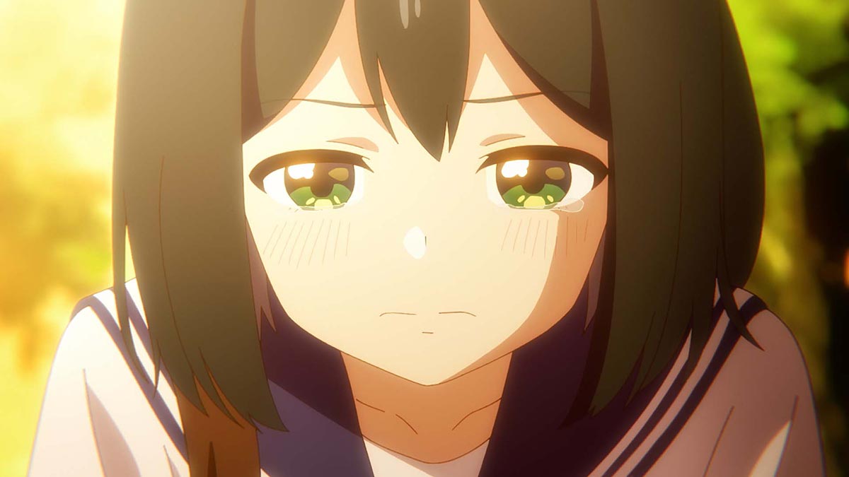 まことが咲に告白をするシーン