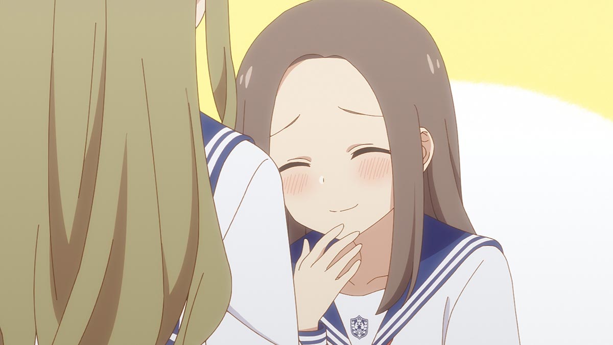 羽川が再び女装をすることを決めたまことに似合ってると言ったシーン