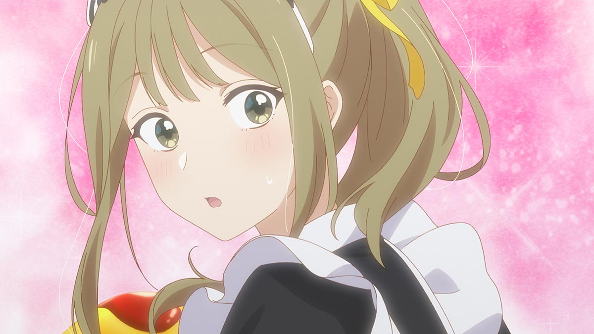 まことのメイド服姿のシーン