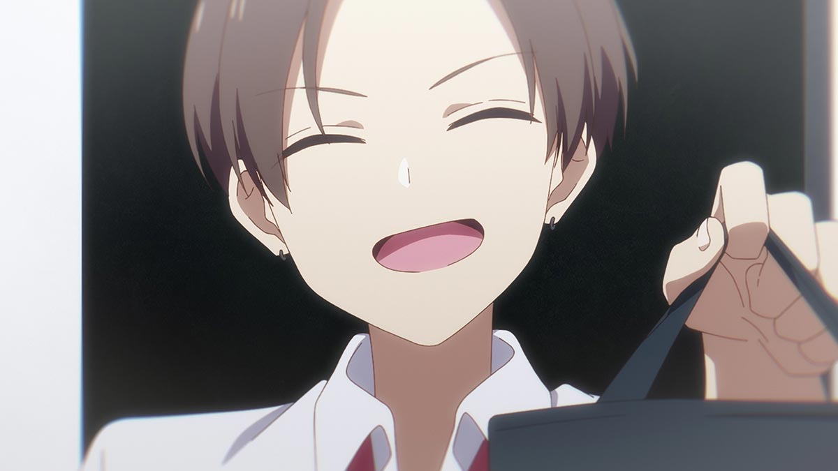 竜二がピアスを開けるシーン