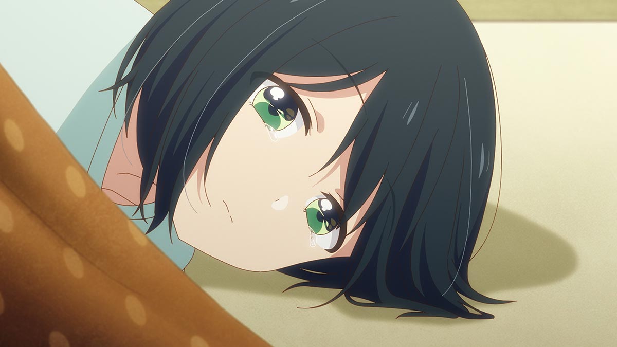 竜二が不審者がいるかもしれない咲の家に駆けつけるシーン