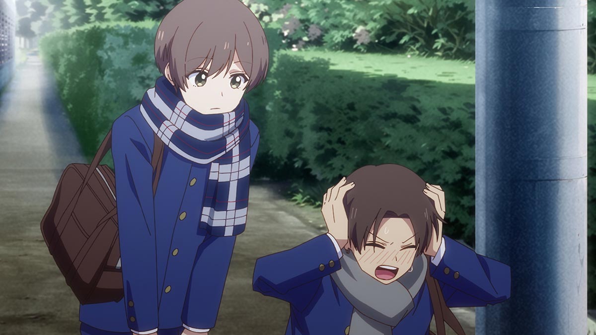 まことが竜二にキスをしたいのか聞くシーン