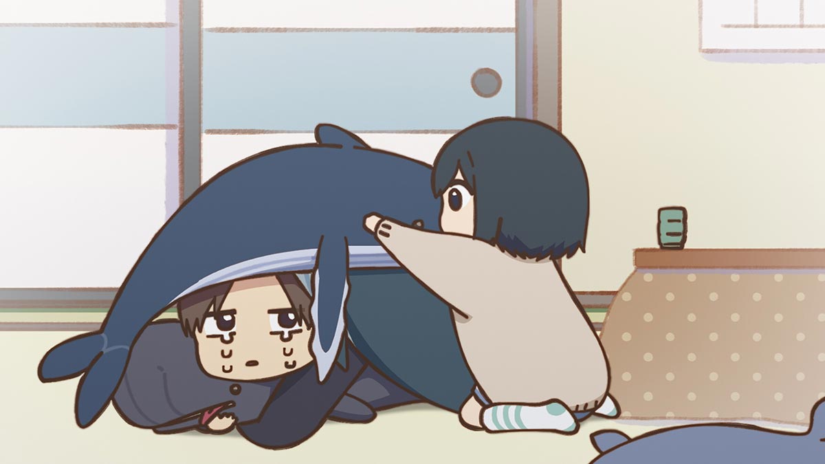 まことと別れた竜二が咲の家を訪れて話すシーン